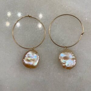 Baroque Freshwater Pear Earrings